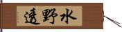水野透 Hand Scroll
