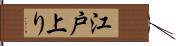 江戸上り Hand Scroll