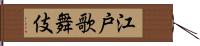 江戸歌舞伎 Hand Scroll