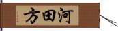 河田方 Hand Scroll