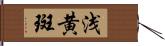 浅黄斑 Hand Scroll
