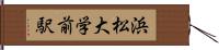 浜松大学前駅 Hand Scroll