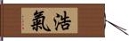 浩氣 Hand Scroll