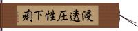 浸透圧性下痢 Hand Scroll