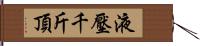 液壓千斤頂 Hand Scroll