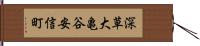 深草大亀谷安信町 Hand Scroll