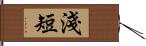 淺短 Hand Scroll