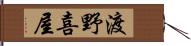 渡野喜屋 Hand Scroll