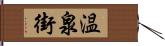 温泉街 Hand Scroll