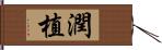 潤植 Hand Scroll