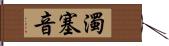 濁塞音 Hand Scroll