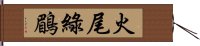 火尾綠鶥 Hand Scroll