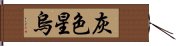 灰色星烏 Hand Scroll