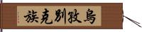 烏孜別克族 Hand Scroll