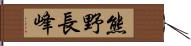 熊野長峰 Hand Scroll