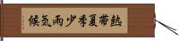 熱帯夏季少雨気候 Hand Scroll