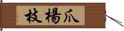 爪楊枝 Hand Scroll