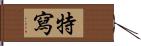 特寫 Hand Scroll