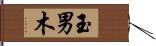 玉男木 Hand Scroll