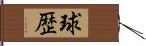 球歴 Hand Scroll