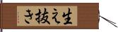 生え抜き Hand Scroll