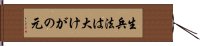 生兵法は大けがの元 Hand Scroll