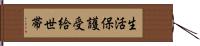 生活保護受給世帯 Hand Scroll