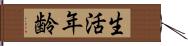 生活年齢 Hand Scroll