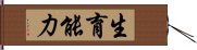 生育能力 Hand Scroll