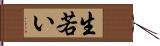 生若い Hand Scroll