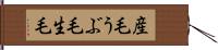 産毛;うぶ毛;生毛 Hand Scroll