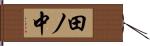田ノ中 Hand Scroll