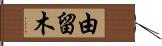 由留木 Hand Scroll