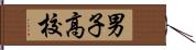 男子高校 Hand Scroll