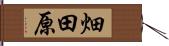 畑田原 Hand Scroll