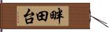 畔田台 Hand Scroll