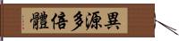 異源多倍體 Hand Scroll