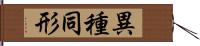 異種同形 Hand Scroll