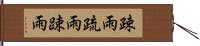 疎雨 Hand Scroll