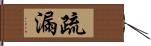 疏漏 Hand Scroll