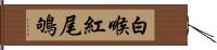 白喉紅尾鴝 Hand Scroll