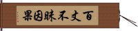 百丈不昧因果 Hand Scroll