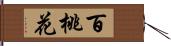 百桃花 Hand Scroll
