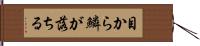 目から鱗が落ちる Hand Scroll