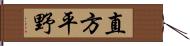 直方平野 Hand Scroll