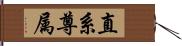 直系尊属 Hand Scroll