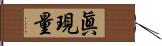 眞現量 Hand Scroll