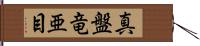 真盤竜亜目 Hand Scroll