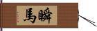 瞬馬 Hand Scroll