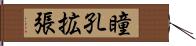 瞳孔拡張 Hand Scroll